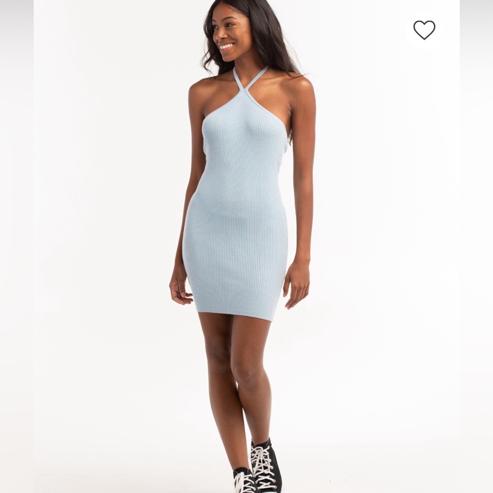 Blue knitted dress from Tilly’s
